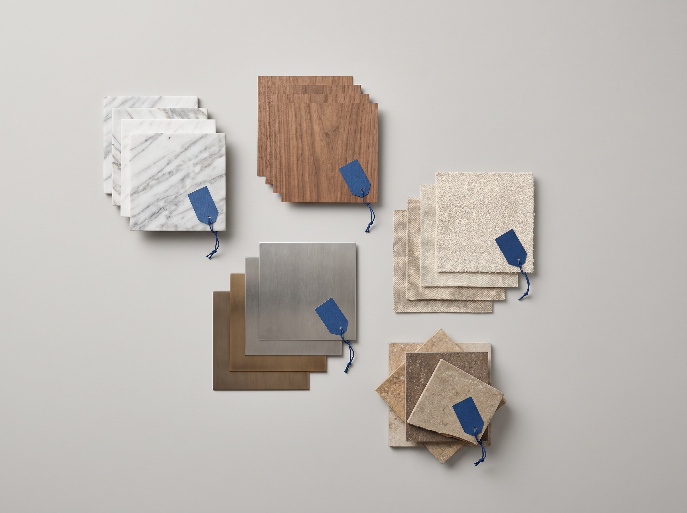 Material samples compared